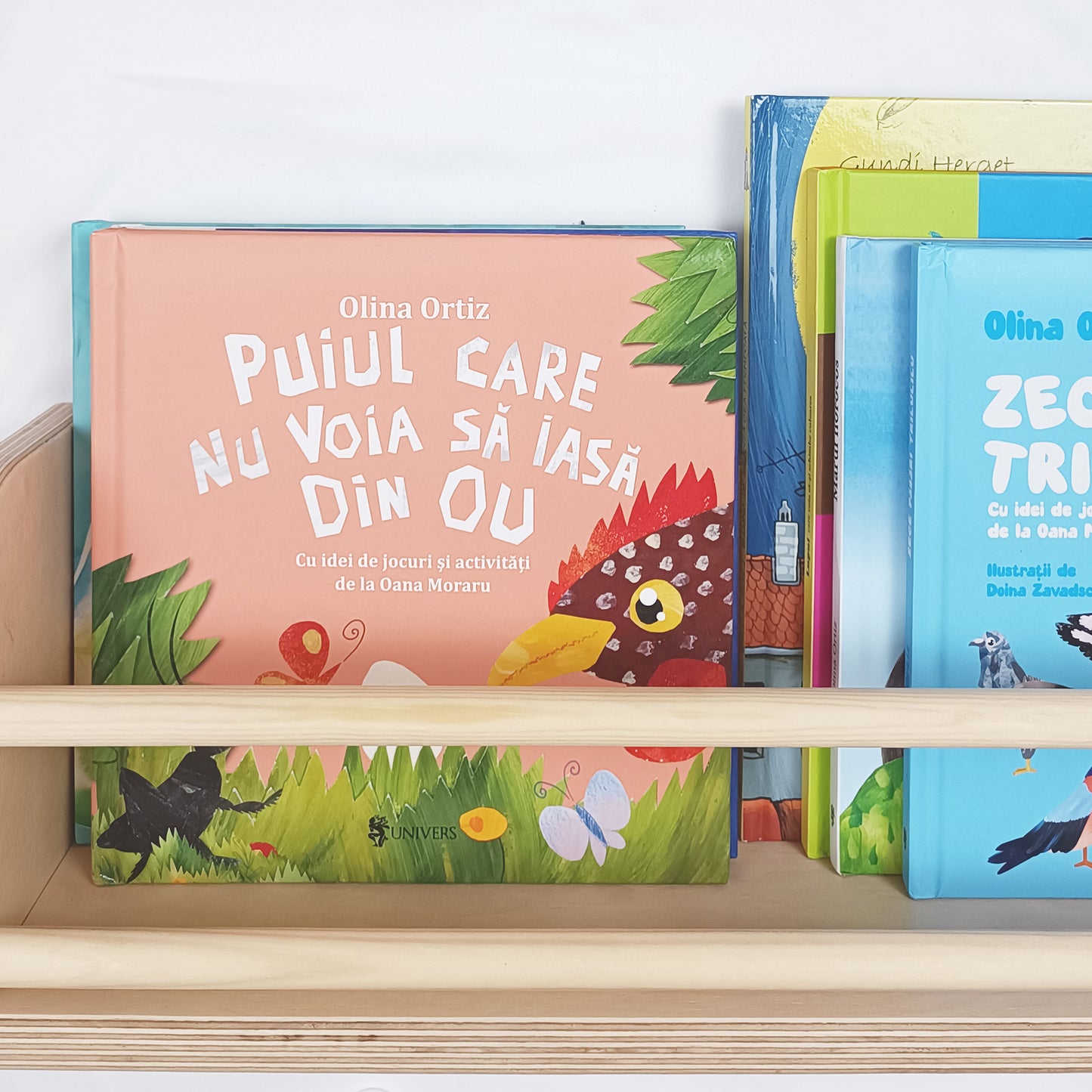 Set 2 rafturi perete + Cuier Montessori NEST SET