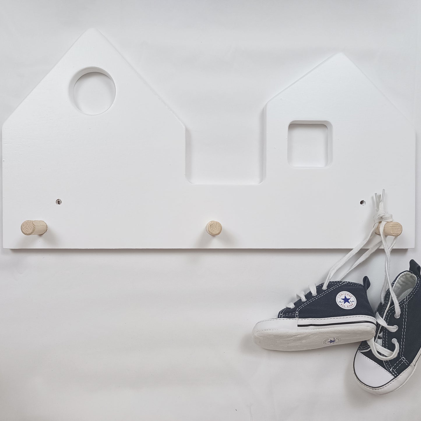 Set 2 rafturi perete + Cuier Montessori NEST SET