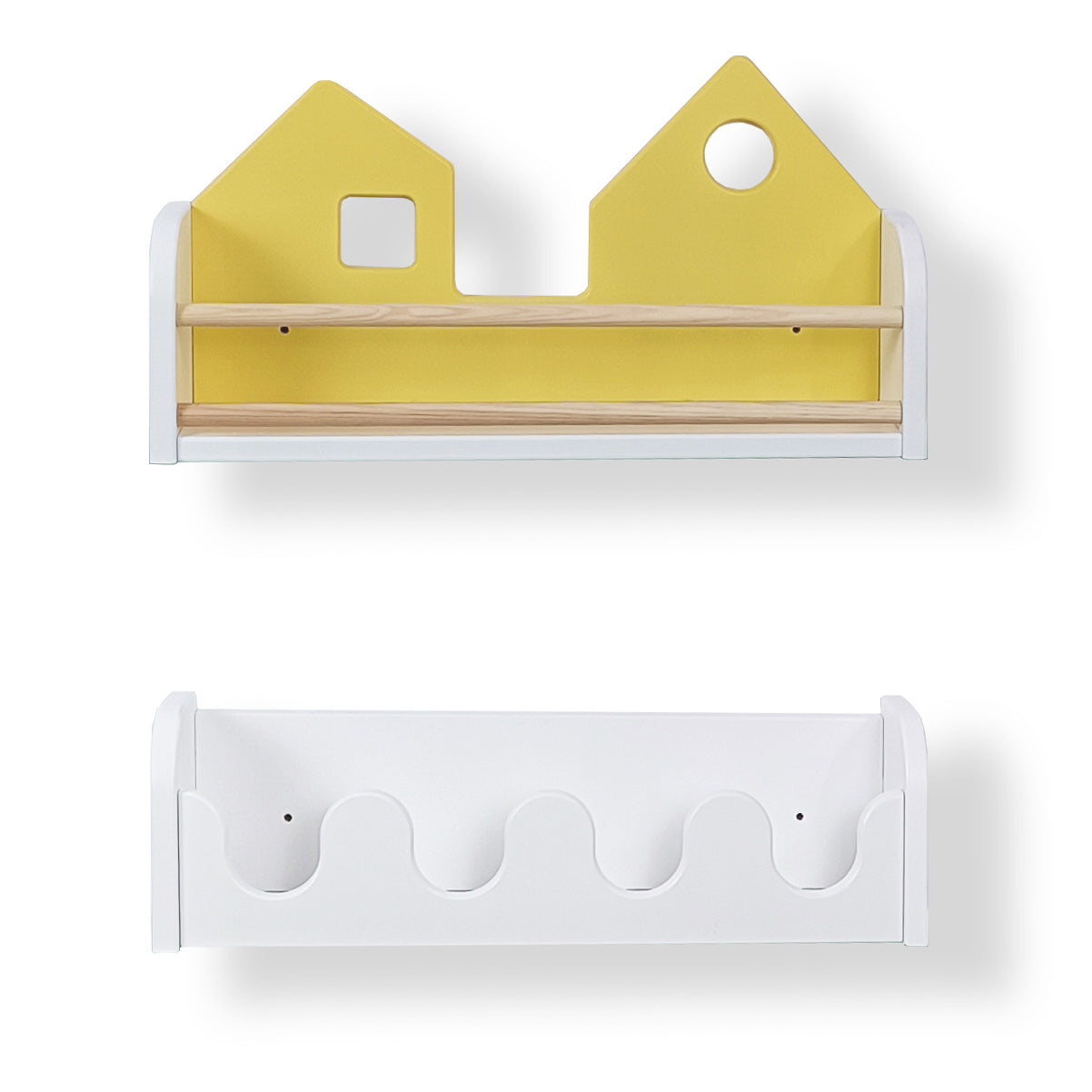 Set 2 rafturi perete Montessori NEST DUO