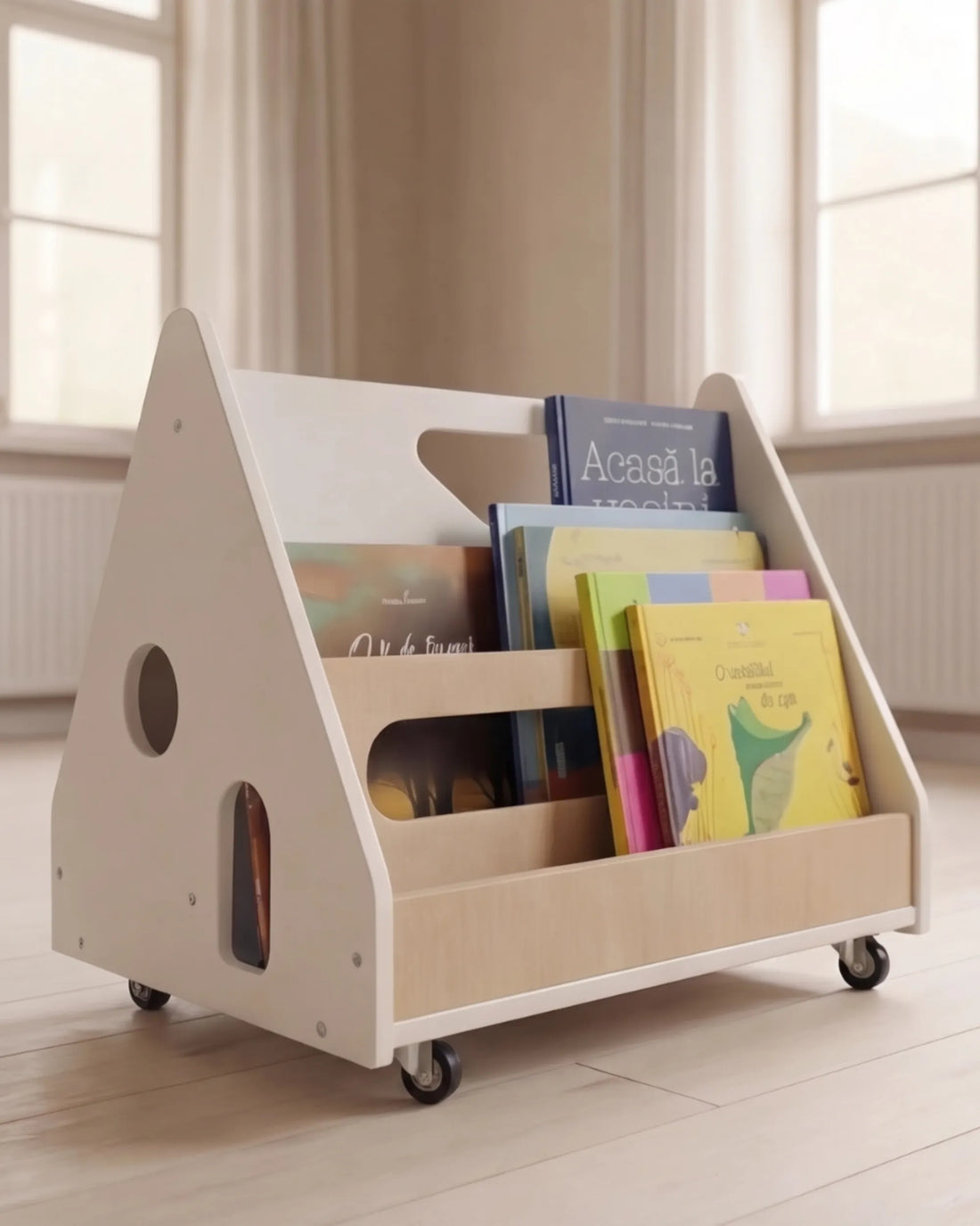 Design plăcut, ușor de integrat în orice încăpere. Stilul scandinav, minimalist, o face ușor de asortat în orice mediu