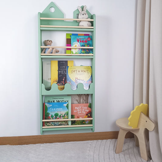 Bibliotecă perete Montessori NESTA