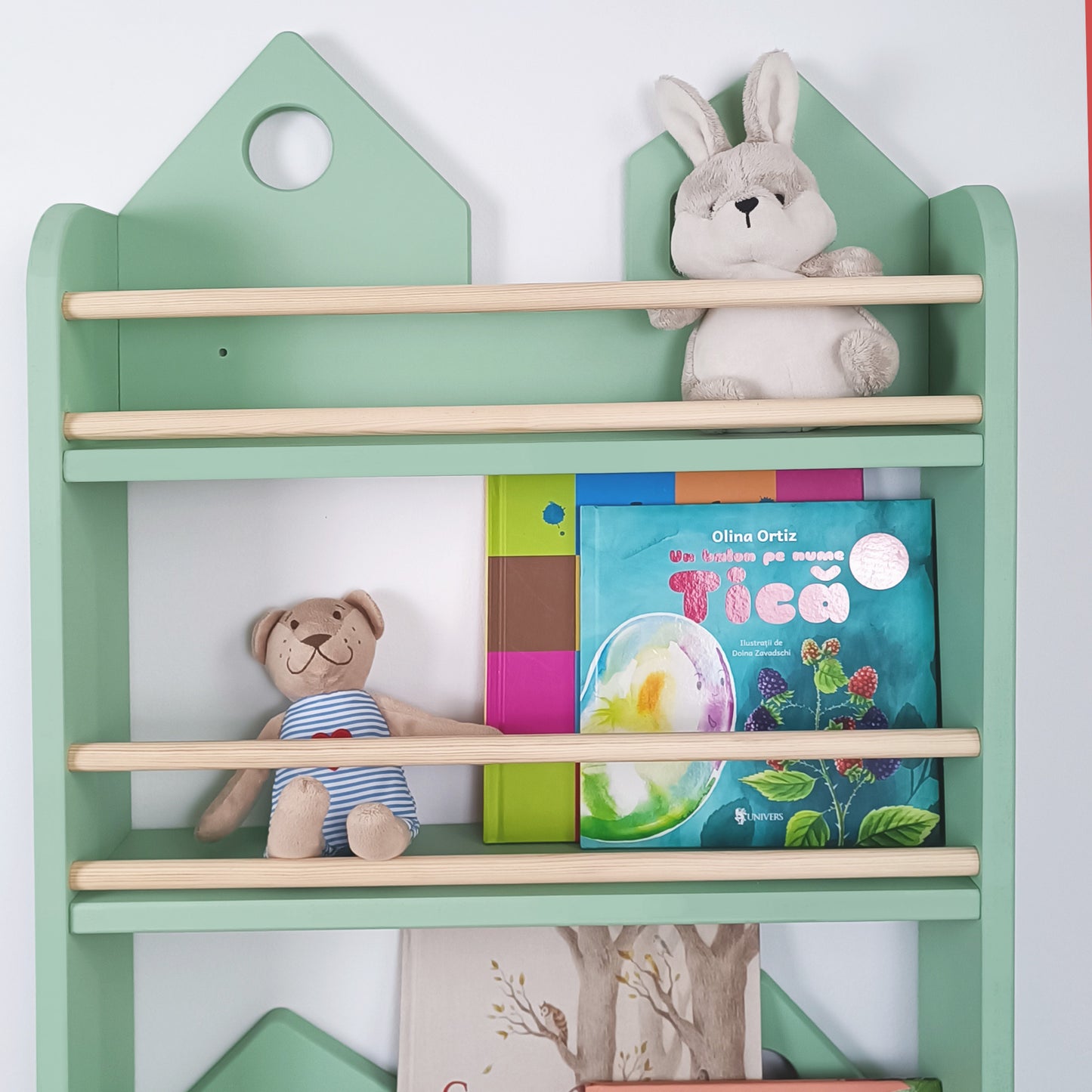 Bibliotecă perete Montessori NESTA
