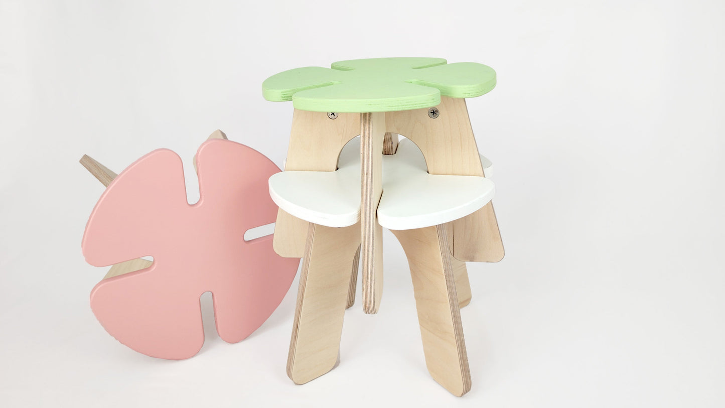 Taburet pentru copii LEAF