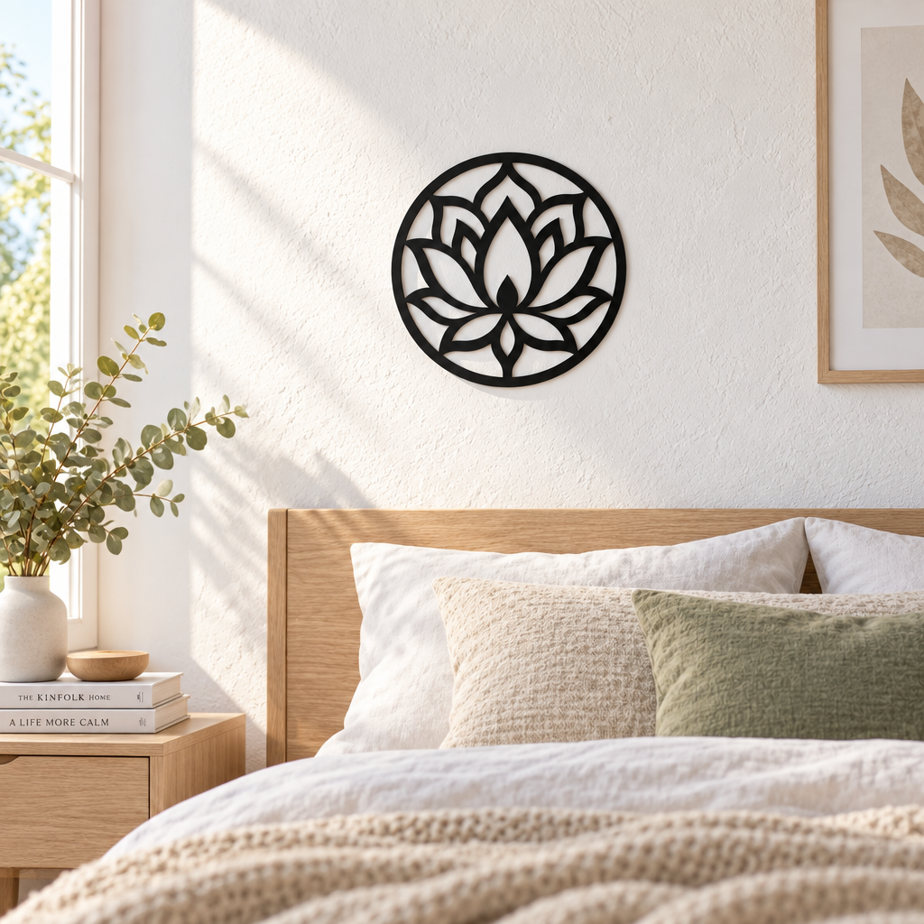 Mandala Lotus NOOT – Decorațiune de perete, Ø 24 cm